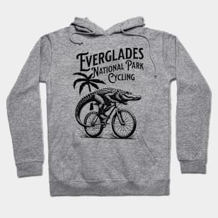 Everglades National Park Cycling - Cycling Alligator Hoodie